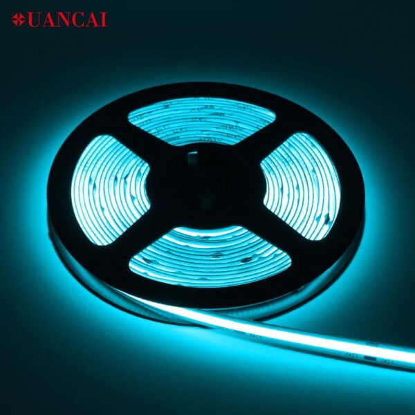 10mm Cob Led Strip Ice blue single color lights