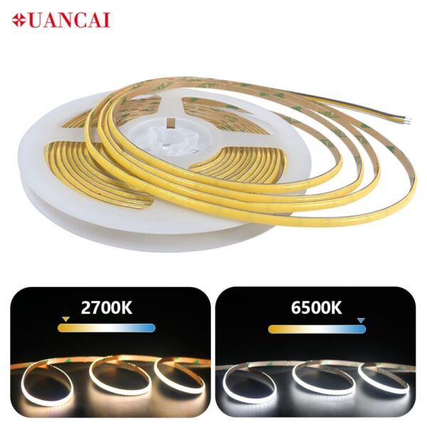 4mm Tunable White Color Cob Led Strip Lights