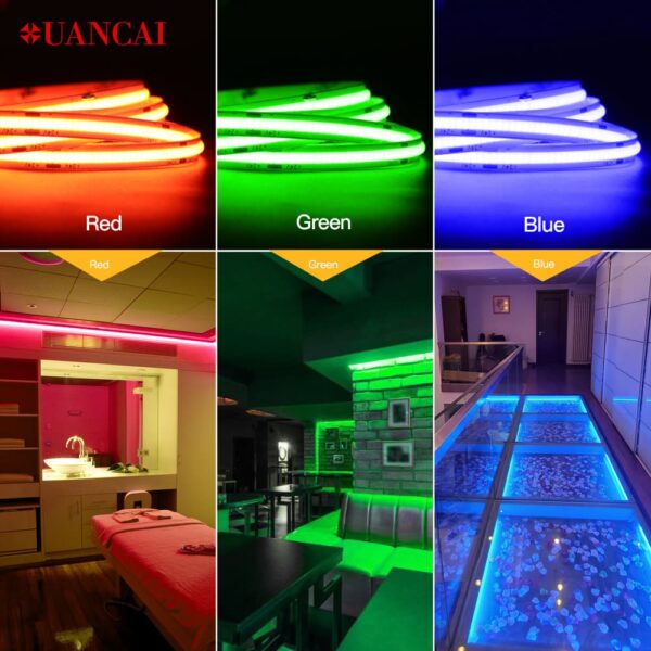 8mm 480leds Monochrome Red Green Blue Color Led Strip