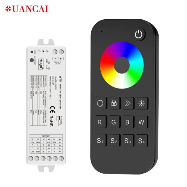 Cob Led RGB Strip Lights Controller & Remote