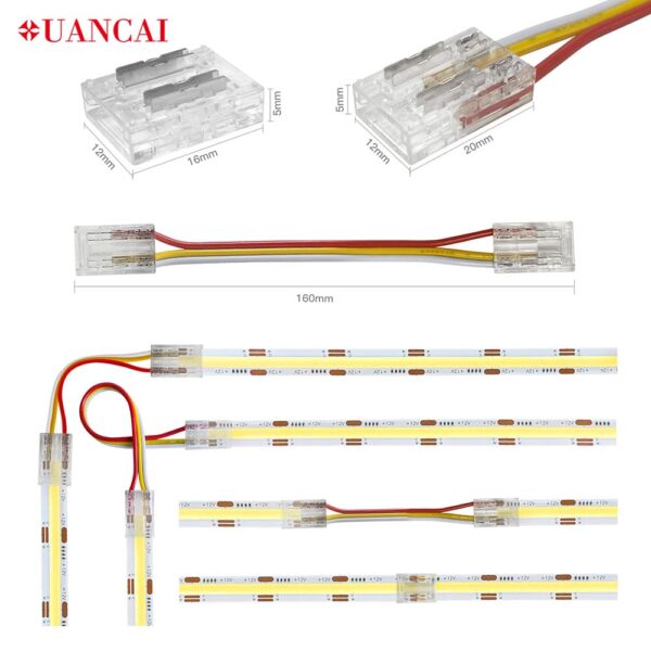 Fast Connector For CCT Cob Led Strips