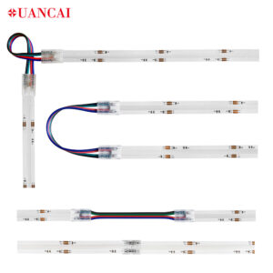 Transparent Connector For RGB Cob led Strips