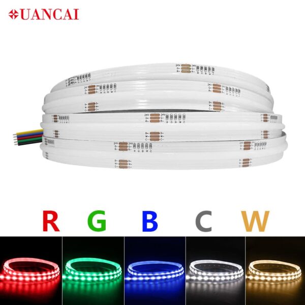 12mm RGBCW 630leds 24v Strip Lights