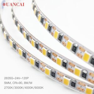 SMD Led Strip Lights 2835G-I 5mm 120Leds DC24v Single Color