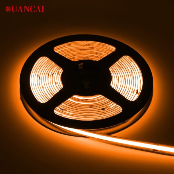 Monochrome Orange Color LED strip light strips