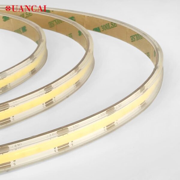 Waterproof IP65 10mm cob led strip lights Silicone Extrusion